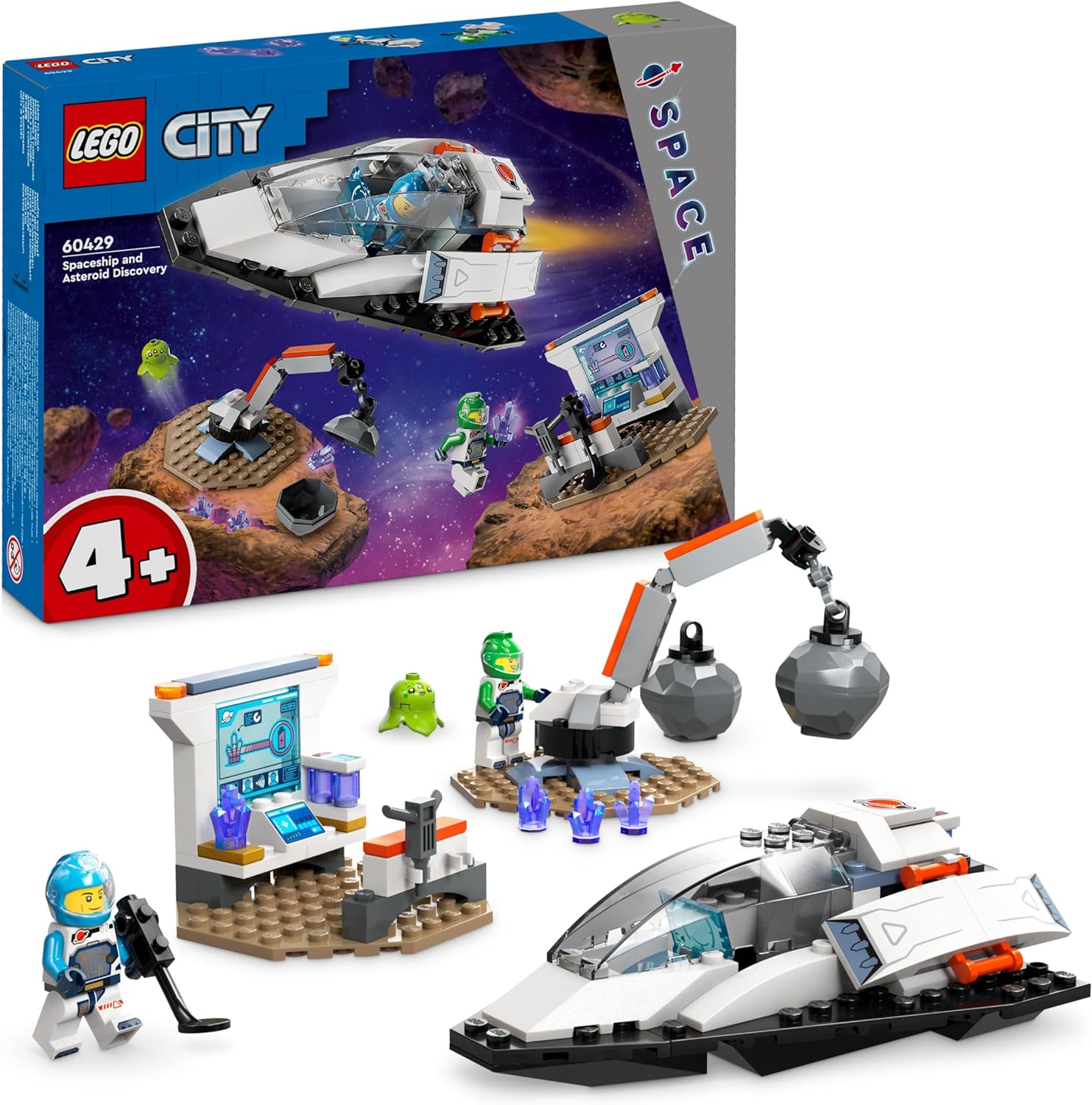 LEGO Urban Juego de descubrimiento de nave espacial y asteroide jugue