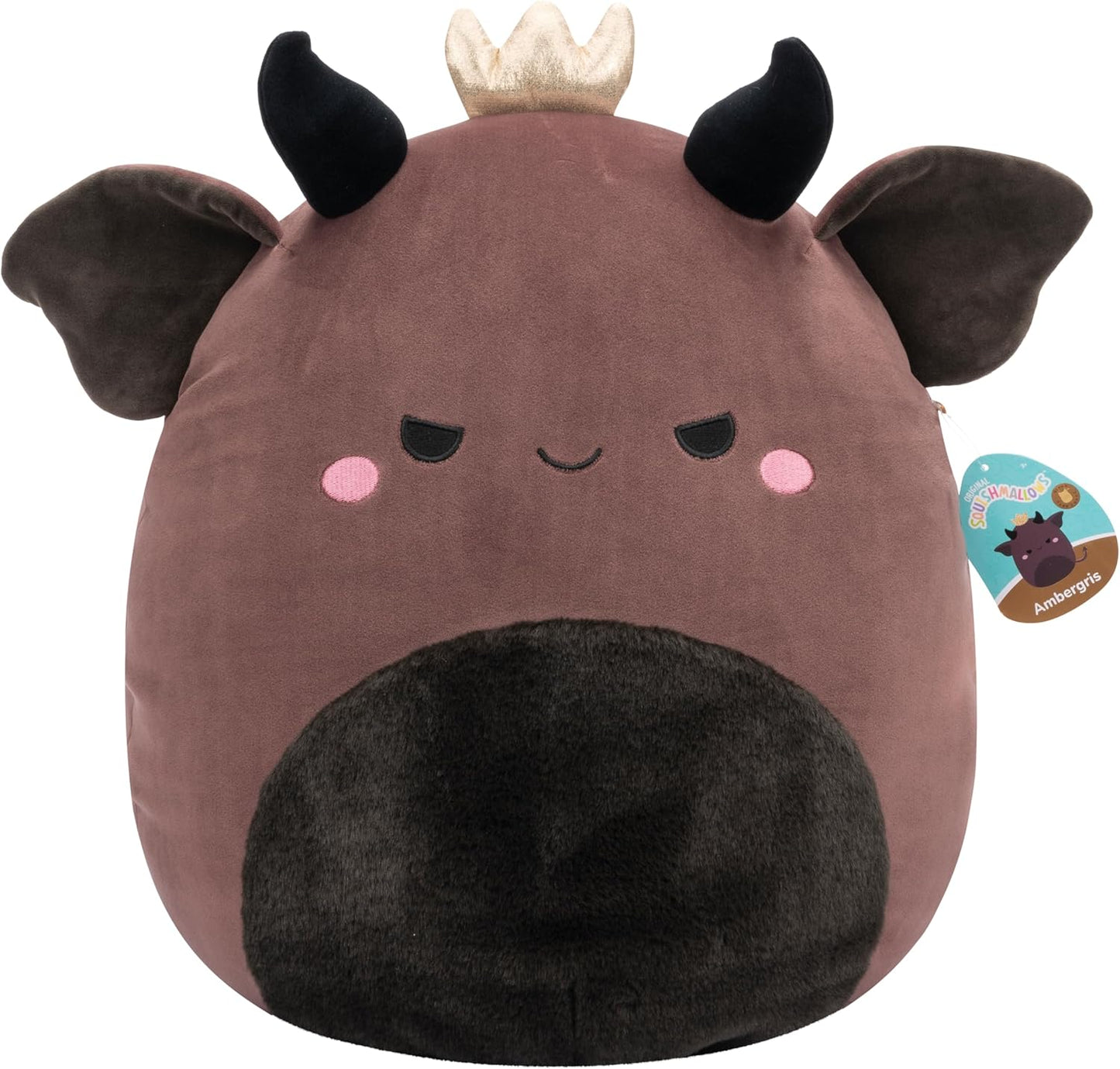 Squishmallows Original 16 polegadas Ambergris Burgundy Goblin King