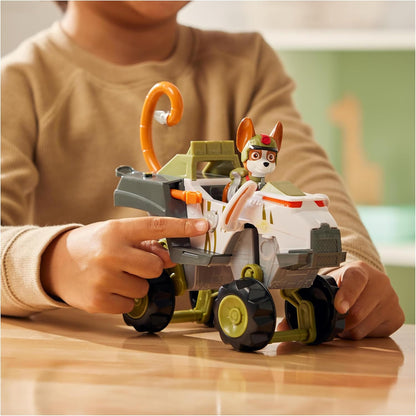 Paw Patrol Jungle Pups, vehículo de mono rastreador, camión de juguete con figura de acción coleccionable, juguetes para niños y niñas de 3 años en adelante