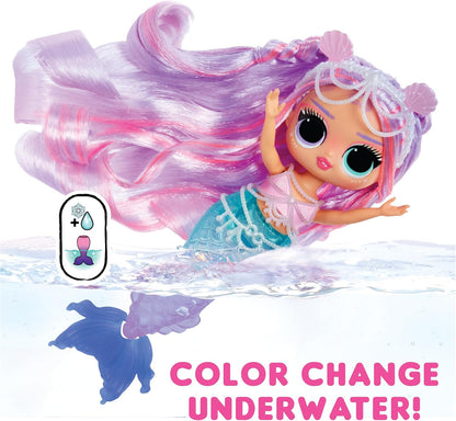 LOL. Surpresa! Tweens - Mermaid Lana Marine - Boneca fashion com cauda que muda de cor, barbatana móvel e lindos acessórios - Brinquedos para crianças e colecionadores a partir de 4 anos