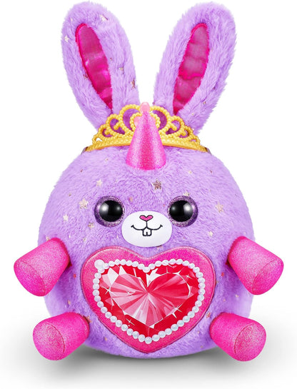 Rainbocorns Fairycorn Princess Série 6 Duquesa a Coelhinha - Pelúcia Colecionável - Surpresas Mágicas da Princesa Fada, Animal de Pelúcia Cuddle, Adesivos (Coelho)