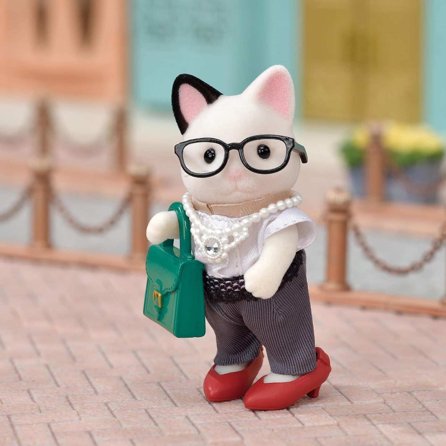 Sylvanian Families Conjunto de moda Tuxedo Cat - conjunto de casa de bonecas