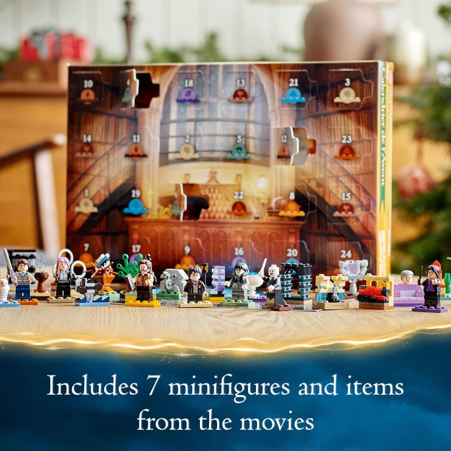 LEGO Harry Potter Calendario de Adviento 2022 76404 Juego de minifiguras y juguetes de construcción; Cuenta atrás para Navidad para niños, niños y niñas a partir de 7 años (334 piezas)