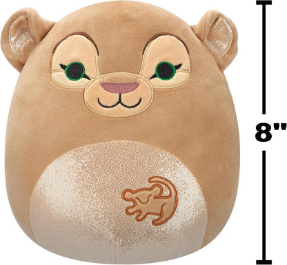 Squishmallows Original 8 Polegadas Nala - O Rei Leão Disney Pelúcia