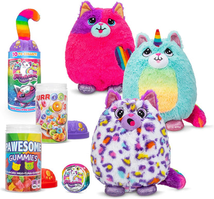 Basic Fun Misfittens, Peluche Gato Sorpresa Wave 4, Juguete Suave y Acogedor para Niñas y Niños, Juguetes para Niños Pequeños, Regalo de Peluche para Niños, Apto para Niños a Partir de 4 Años, Basic Fun, 03939