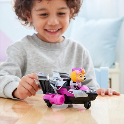 Paw Patrol: The Mighty Movie Airplane Toy com Skye Mighty Pups boneco de ação, luzes e sons, brinquedos infantis para meninos e meninas 3+