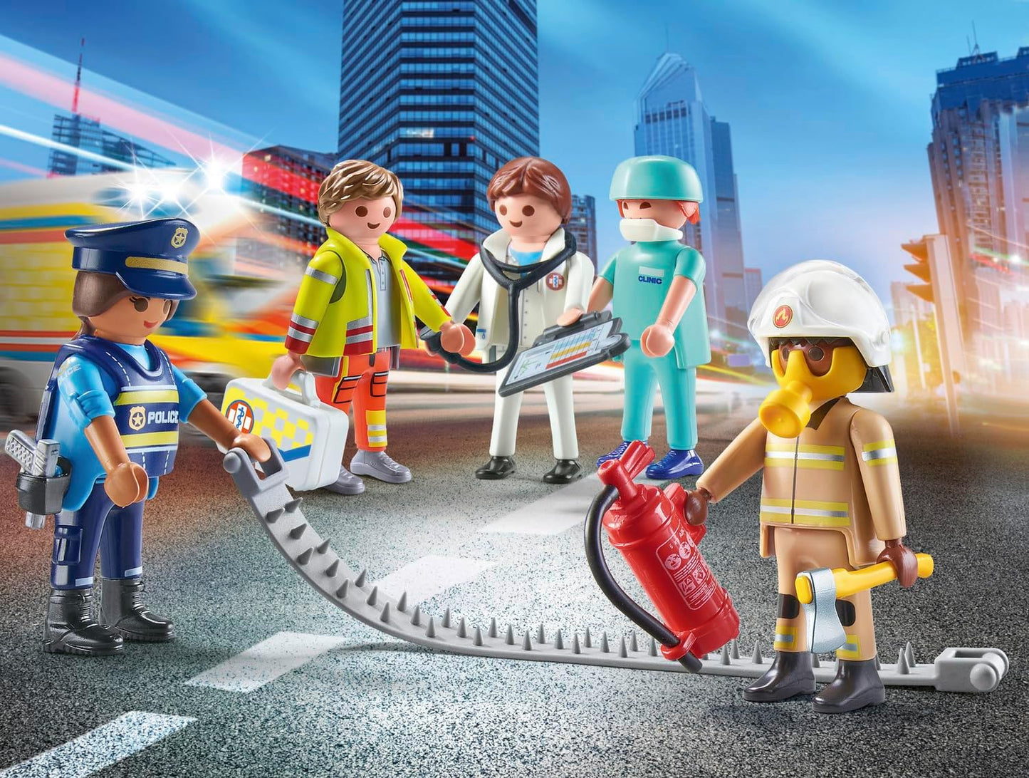 Playmobil 71400 Minhas figuras - resgate, coleção de figuras, dramatização imaginativa, conjuntos adequados para crianças a partir de 4 anos