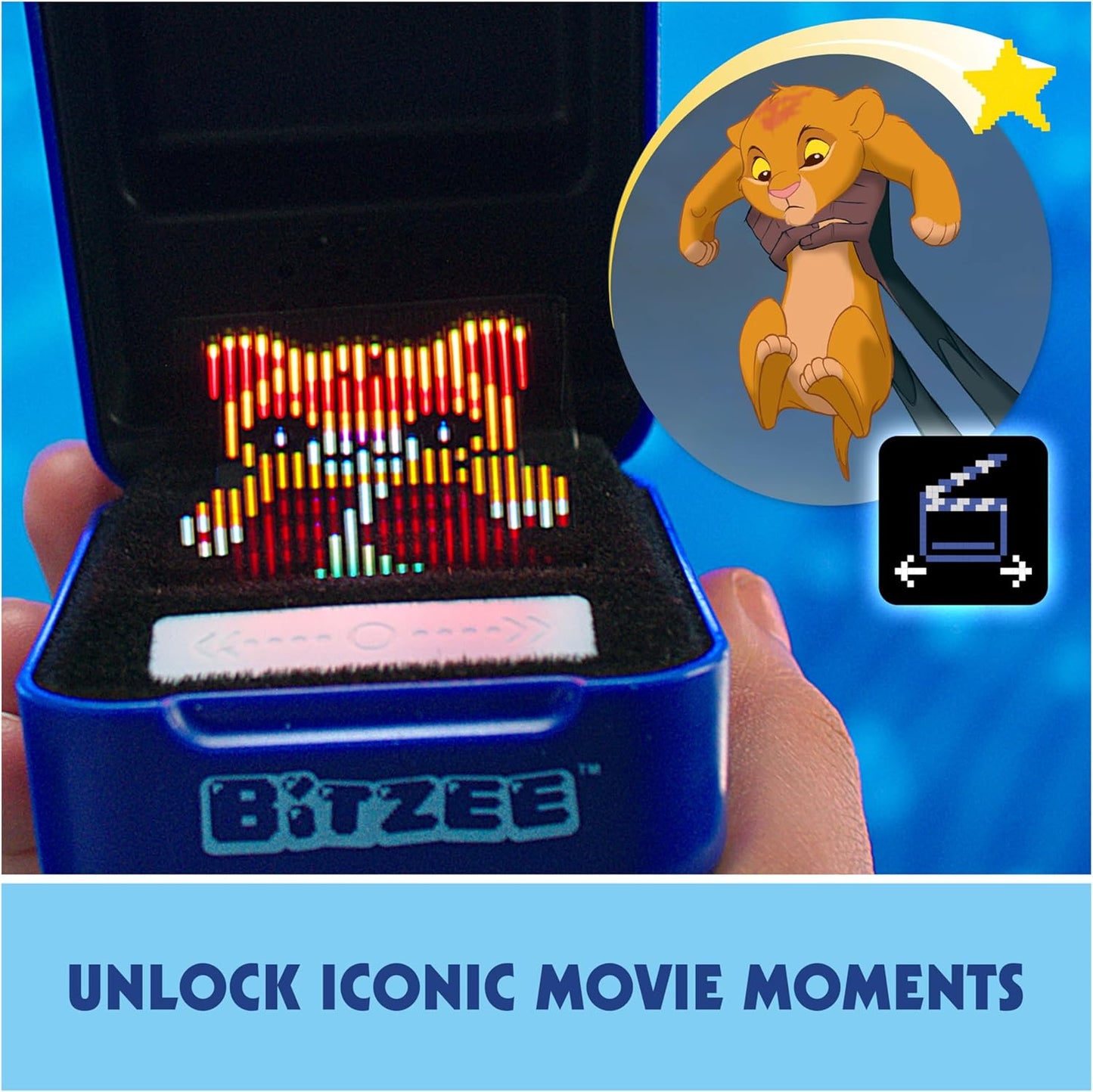 Bitzee, brinquedo interativo da Disney com 30 personagens dentro, reage a movimentos, inclinações e toques, brinquedos da Disney e brinquedos infantis de animais de estimação digitais para meninas, meninos e fãs