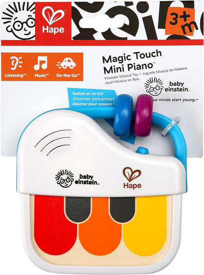 Baby Einstein Brinquedo musical de madeira Magic Touch Mini Piano, idades 3 meses +