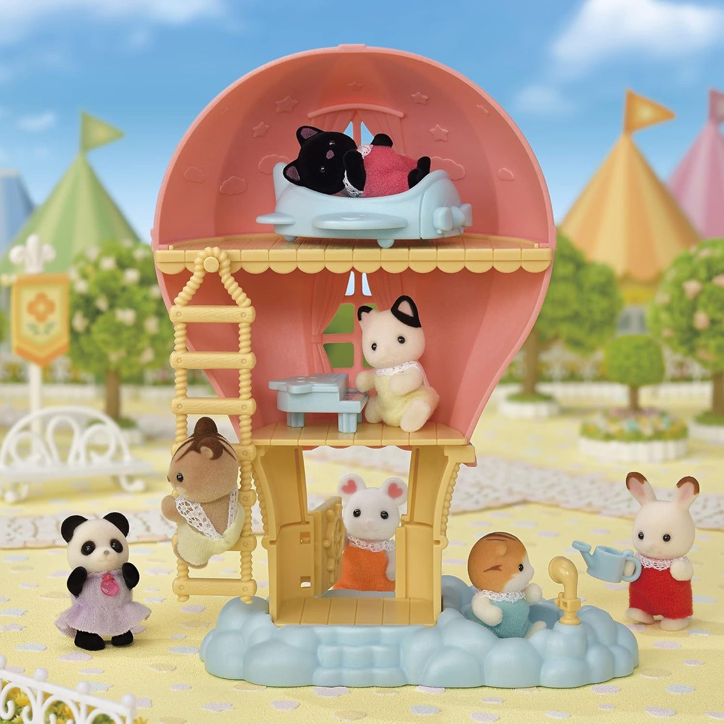 Sylvanian Families Baby Balloon Playhouse - conjunto de casa de bonecas