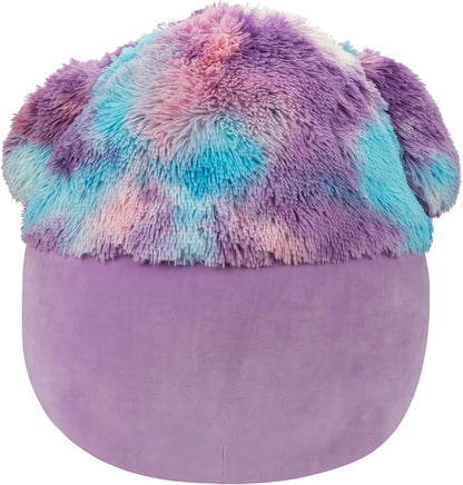 Squishmallows  SQCR04218 20" Eden The Purple Bigfoot, preto, grande