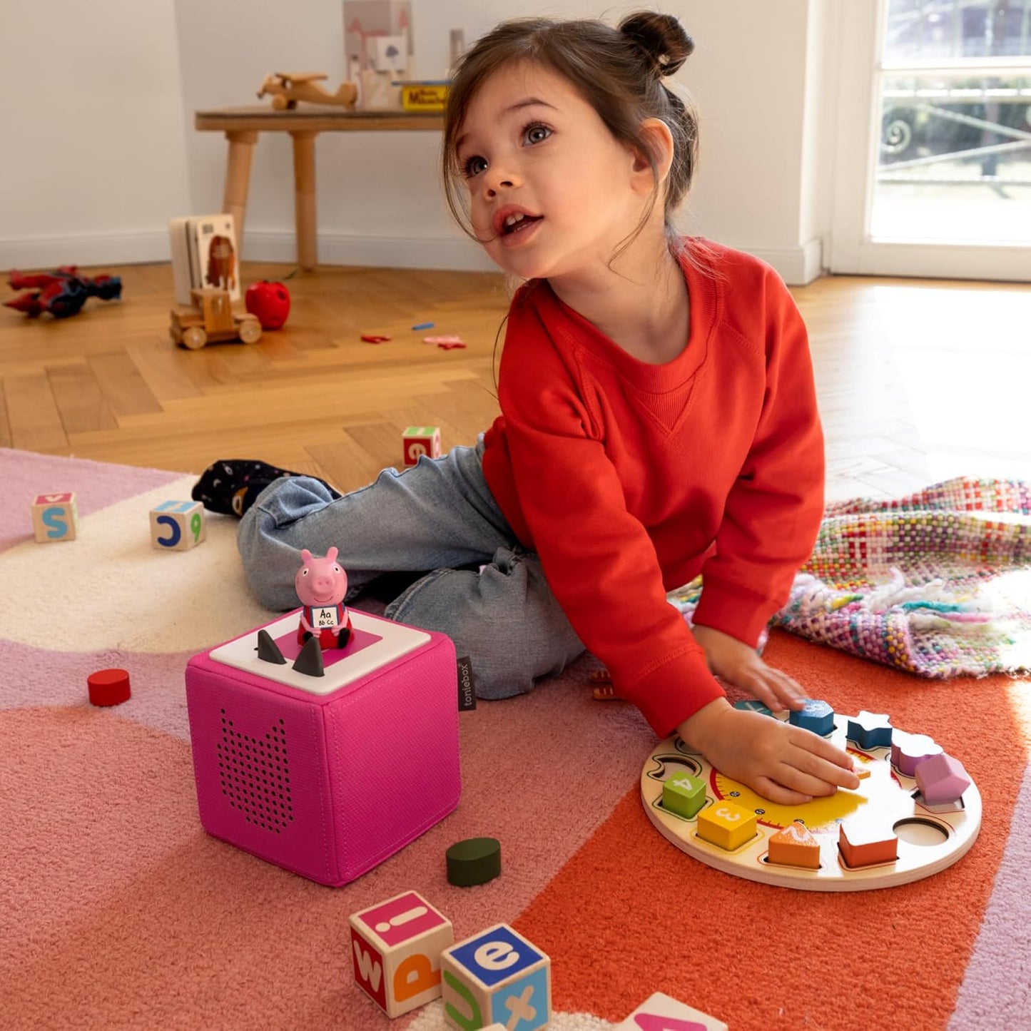 tonies Peppa Pig, Aprenda com Peppa, para usar com toniebox, maiores de 3 anos