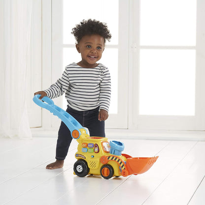 VTech POP e Drop Digger, escavadeira educacional para crianças pequenas, presente de brinquedo para meninos e meninas de 12 meses a 2 e 3 anos