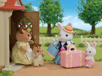 Sylvanian Families Conjunto de viagem de fim de semana - Mãe Coelho da Neve - conjunto de casa de bonecas 5641