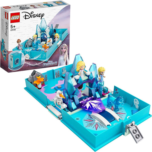 LEGO 43189 Disney Frozen 2 Libro de Cuentos de Elsa y Nokk, Set de Aventura Portátil, Juguetes de Viaje, Regalos para Niños a Partir de 5 Años, Niñas y Niños con Micromuñeca