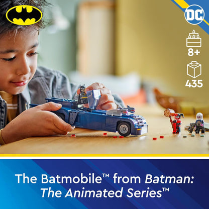 LEGO DC Batman con el Batimóvil vs. Harley Quinn y Mr. Freeze, coche de juguete, juego de vehículos de superhéroe, con 3 minifiguras, regalo de cumpleaños para niños y niñas a partir de 8 años 76274