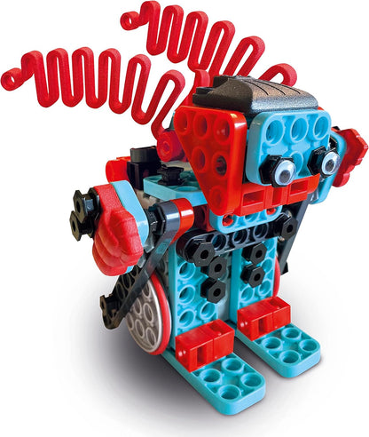 Clementoni 61360 Science&amp;Play Mechanics Junior Motion Robot Building Set, Científico, Regalo para niños a partir de 6 años, Juguetes STEM, Versión en inglés,