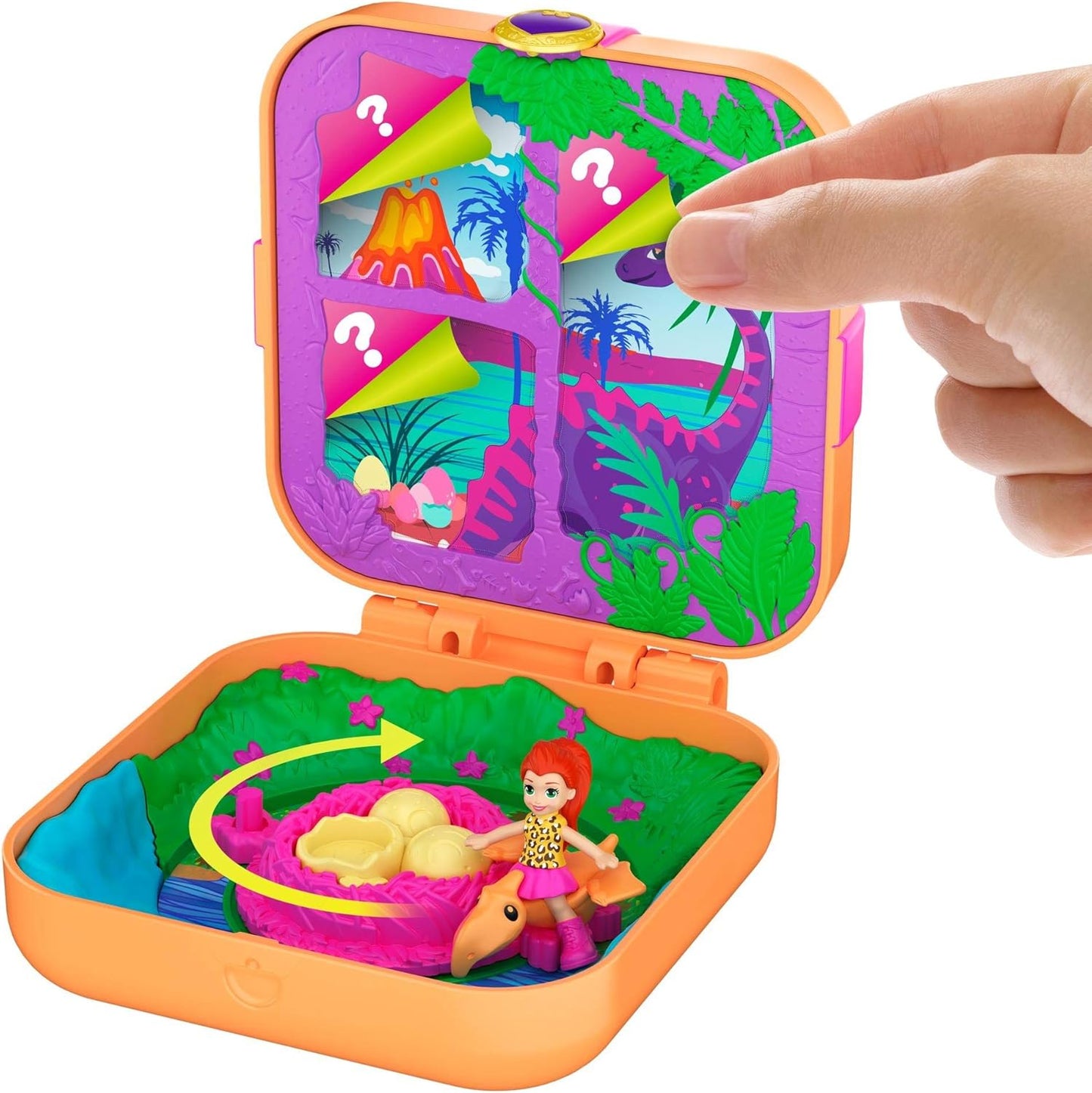 Polly Pocket GKV10 Dino Discovery Compacto, Multi