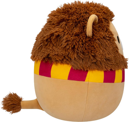 Squishmallows SQWB00017 Harry Potter León de Gryffindor Peluche oficial de Jazwares, ultra suave, tamaño mediano, 10 pulgadas, color marrón