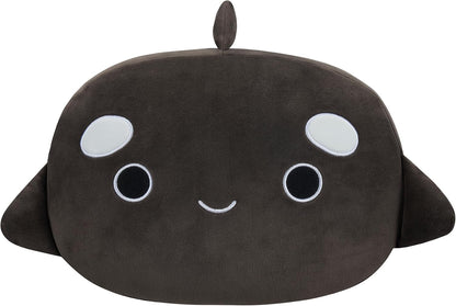 SQCR04184 Kai-Black Orca Squishmallows Apilable 12 pulgadas Tamaño mediano Ultrasoft Oficial Kelly Peluche