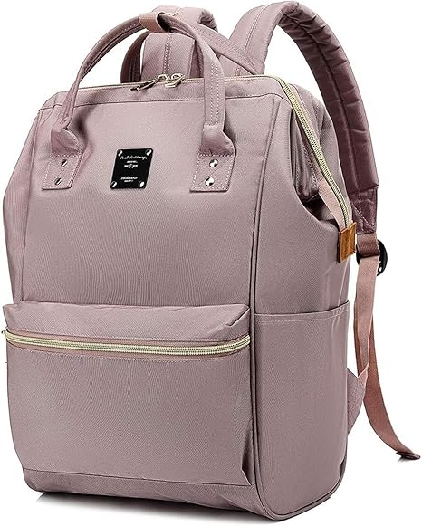 Bebamour Casual Daypack Mochila para laptop Mulheres Homens Mochila para laptop Mochila escolar à prova d'água de 15,6 polegadas para viagens / negócios / faculdade / computador