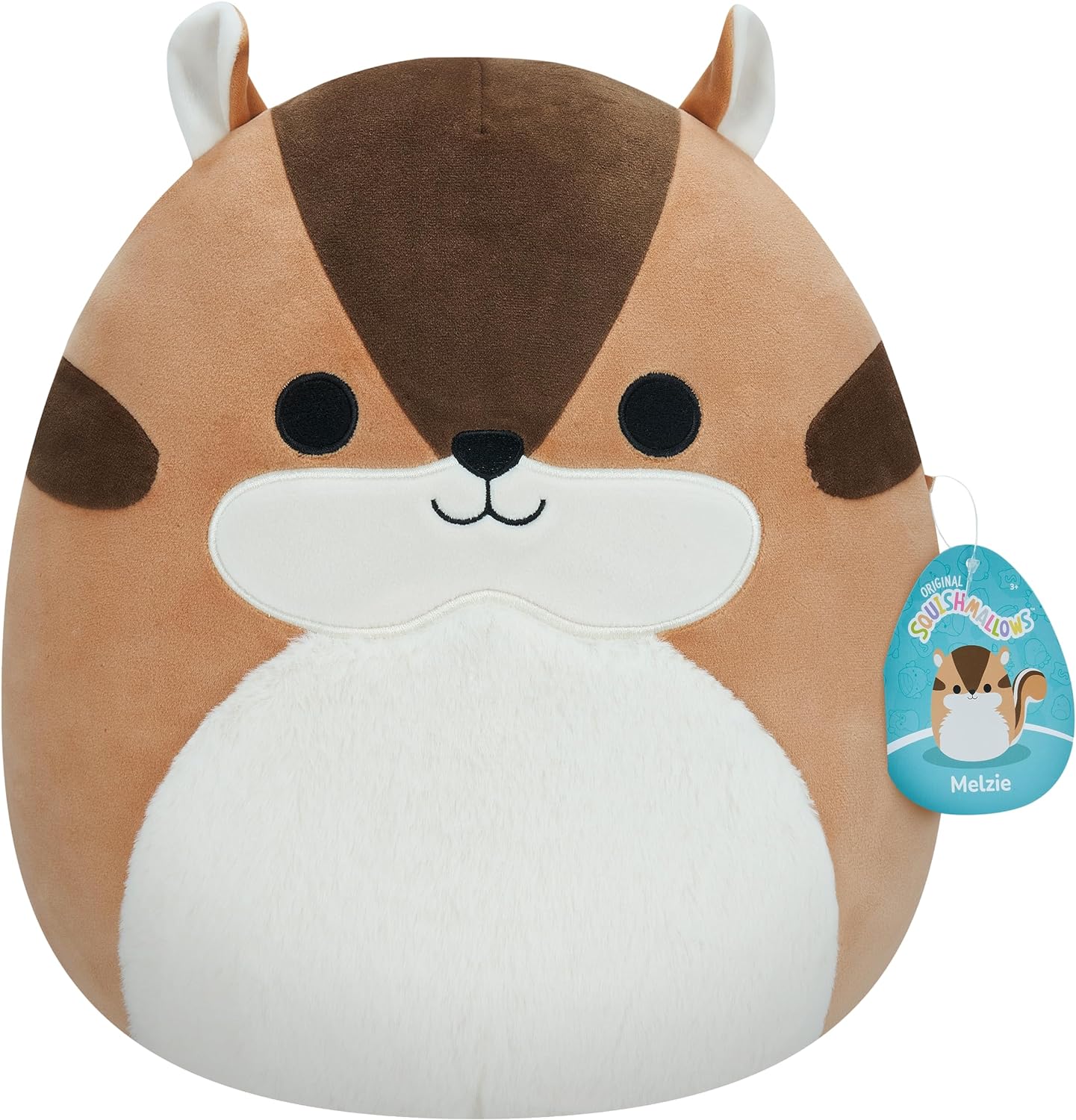 Squishmallows SQCR04134 Esquilo Melzie-Marrom 12"