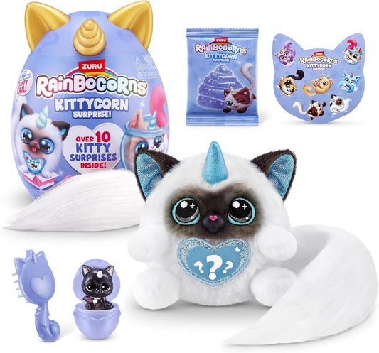 Rainbocorns Kittycorn Surprise Series 3 Ragdoll (Dolly) da ZURU, Brinquedo de pelúcia, Bicho de pelúcia colecionável, Ovos surpresa para meninas (Ragdoll)