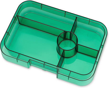 Yumbox  Tapas tamanho maior - lancheira Bento à prova de vazamentos com 5 compartimentos para pré-adolescentes, adolescentes e adultos (Bali Aqua com bandeja Aqua transparente) (BAIII202303A)