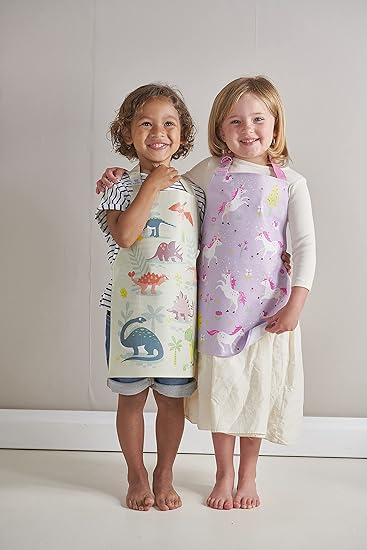 ThreadBear Design - Avental fácil de limpar para crianças - Hora de brincar bagunçada Ótimo para atividades artísticas na escola em casa - 3 anos ou mais