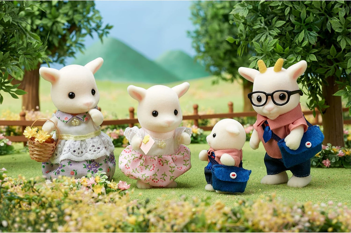 Sylvanian Families Família de cabras - conjunto de casa de bonecas 5622