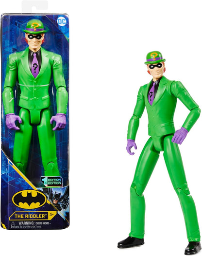 Figura de ação The Riddler de 12 polegadas do Batman, para crianças a partir de 3 anos