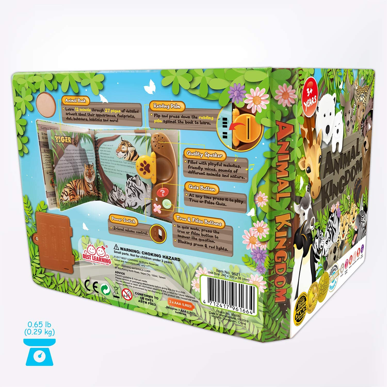 Livro de áudio Eletrônico para Crianças, Livro de áudio Interessante para  Aprender Jogos Educativos de Animais Frutíferos Espanhóis Em Casa para