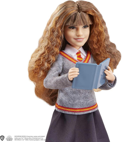 Harry Potter Boneca e conjunto de poções polissuco de Hermione, com boneca Hermione Granger em uniforme e acessórios de Hogwarts, brinquedo para crianças de 6 anos ou mais