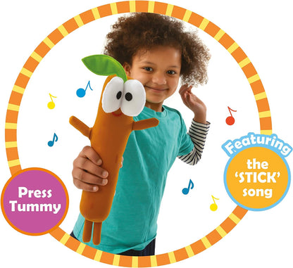 Hey Duggee Brinquedo macio cantando Sticky Stick Stick