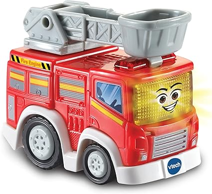 VTech Toot-Toot Drivers Helicóptero, Vehículo de Simulación con Luces, Frases y Canciones, Juguete Interactivo para Niños Pequeños 12 Meses, 2, 3, 4 Plus, Versión en Inglés, Rojo