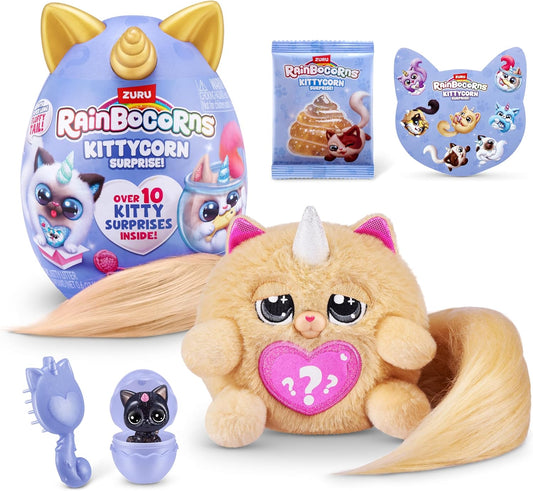 Rainbocorns Kittycorn Surprise Series 3 Persa (Lily) por ZURU, brinquedo de pelúcia, bicho de pelúcia colecionável, ovos surpresa para meninas (persa)