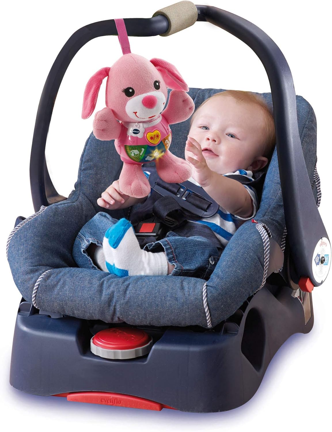 VTech 502353 Cachorro Cantor, Juguete Educativo, Juguete Musical Interactivo para Bebés con Luces y Sonidos, Regalo Adecuado para Niños y Niñas de 3 a 18 Meses, Rosa, 5,0cm*11,0cm*11,0cm.