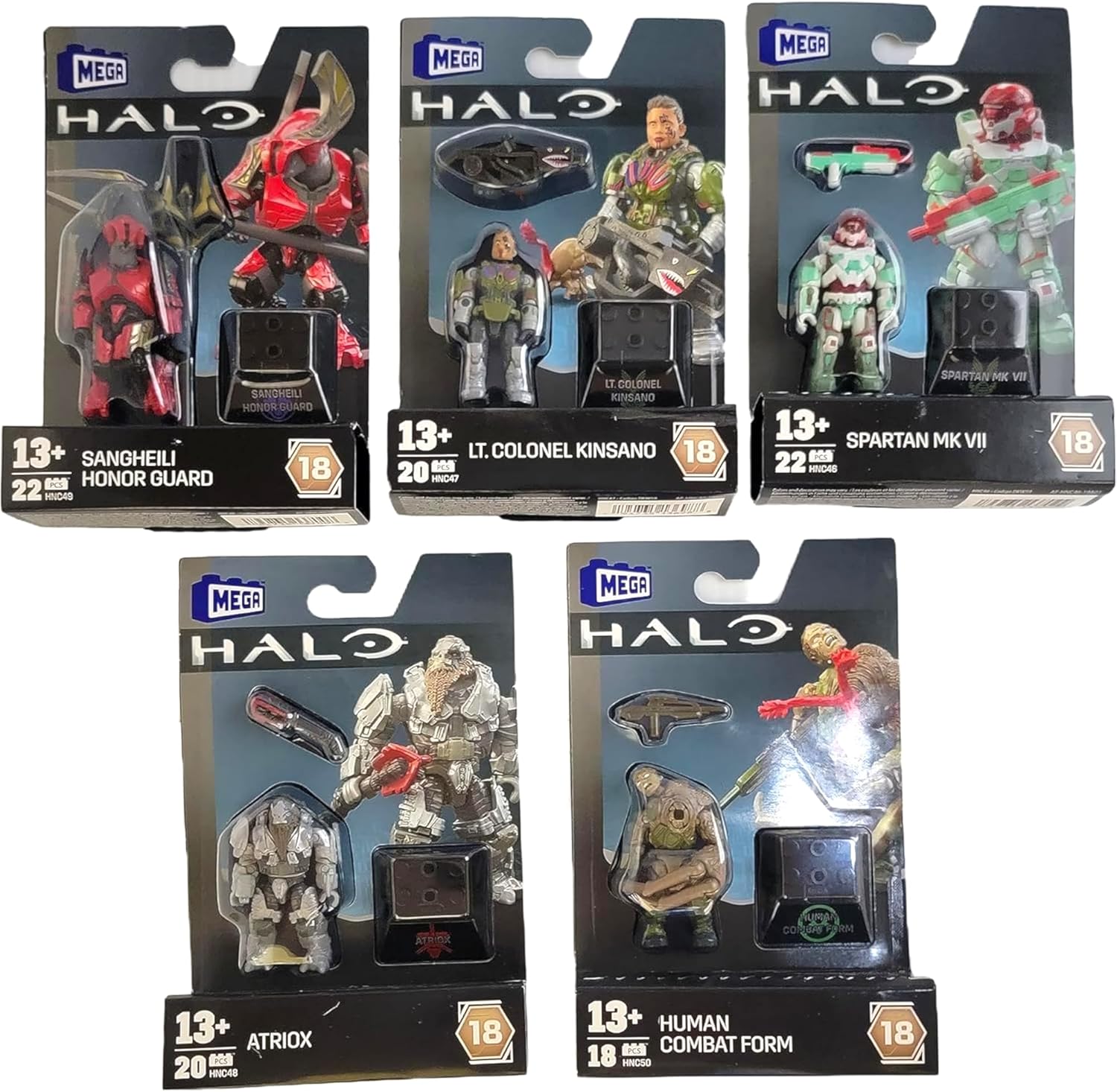 Halo Mega Construx Series 7 Spartan Carter -A259 shops Figure Set