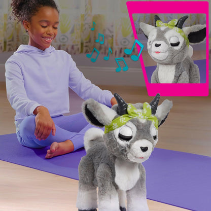 Just Play furReal Daisy the Yoga Goat brinquedo interativo, brinquedos infantis para maiores de 4 anos