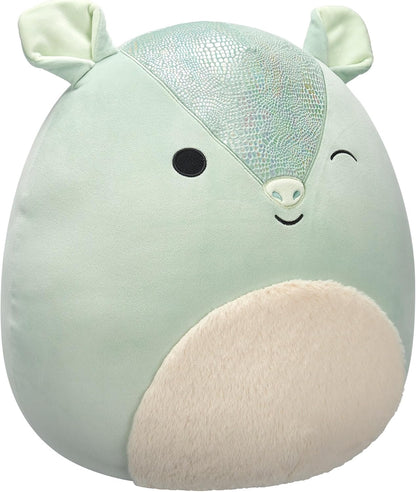 Squishmallows Original 16 Polegadas - Arilla, o Tatu Verde