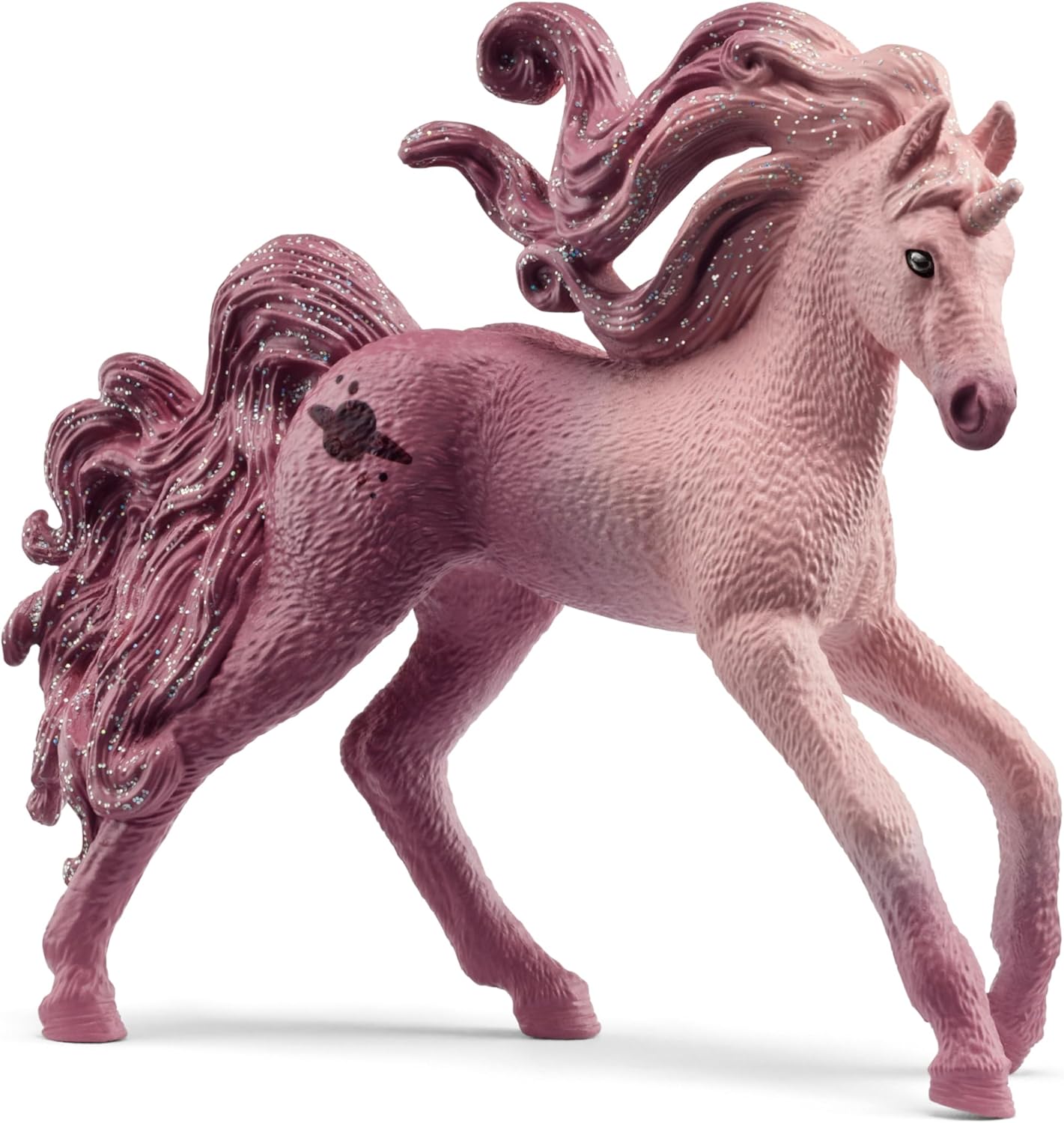 Schleich 70800 Unicórnio colecionável Saturnia, a partir de 5 anos BAYALA - Estatueta, 9 x 8 x 2 cm