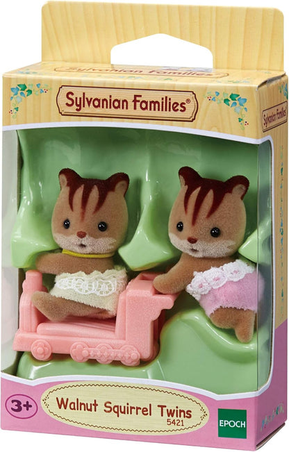 Sylvanian Families Esquilos gêmeos nogueira