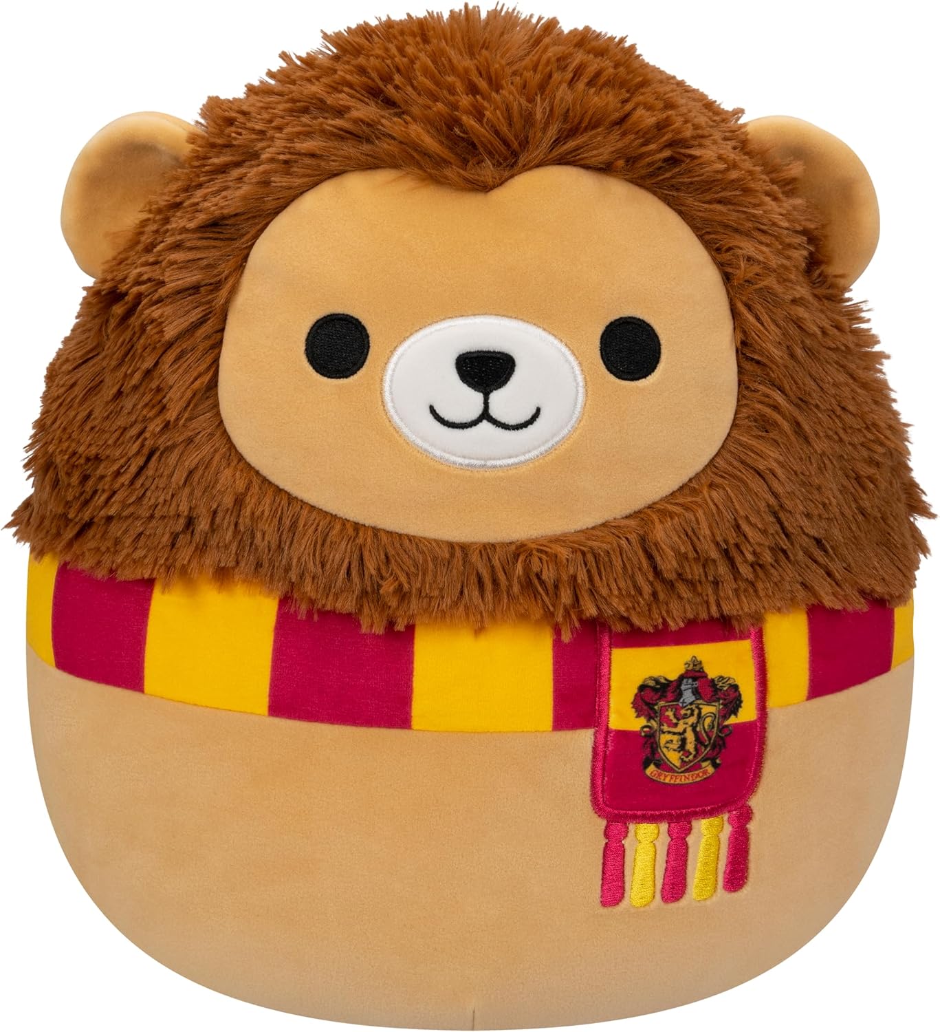 Squishmallows SQWB00017 Harry Potter León de Gryffindor Peluche oficial de Jazwares, ultra suave, tamaño mediano, 10 pulgadas, color marrón