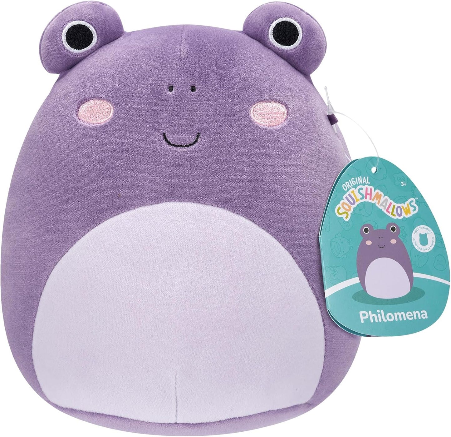 Squishmallows Original 7,5 Polegadas - Philomena, o Sapo Roxo