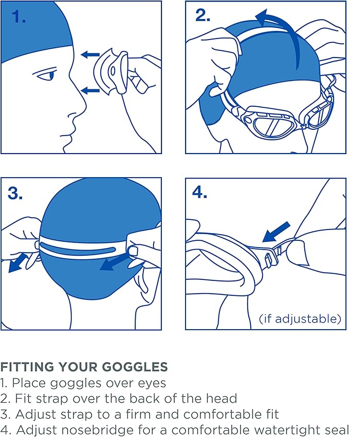 Zoggs Óculos de natação Phantom Junior, óculos de natação com proteção UV, alças de óculos infantis de ajuste rápido, lentes de óculos de natação transparentes sem neblina, óculos de natação para crianças de 6 a 14 anos, transparente, roxo/azul