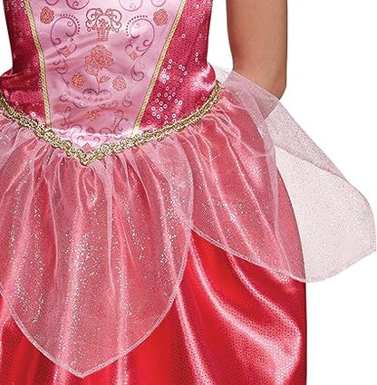 DISGUISE  Disney Official Classic Aurora Costume Kids, vestido da Bela Adormecida para meninas