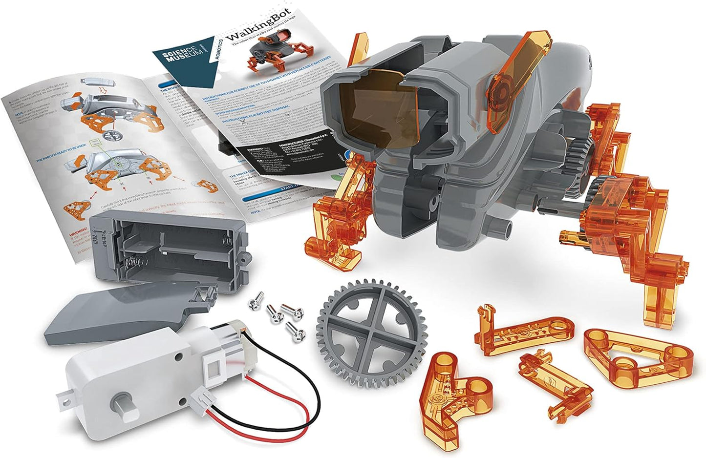 Clementoni - 61778 - Museo de las Ciencias - Walking Bot, juguete robótico para niños de 8 a 12 años