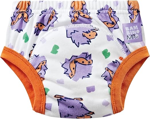 Bambino Mio, Pantalón de entrenamiento reutilizable para ir al baño para niños y niñas, 3-4 años, Spike