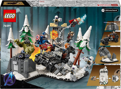 LEGO Marvel The Avengers Assemble: Age of Ultron, conjunto de brinquedos montáveis de super-heróis para crianças, meninos e meninas com mais de 10 anos, com 8 minifiguras incluindo Thor, Hulk e Homem de Ferro, ideia de presente