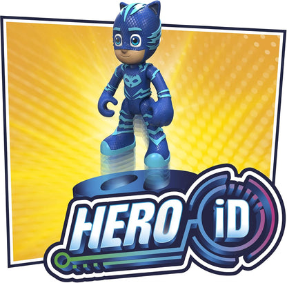 PJ Masks Conjunto de bonecos Nighttime Heroes, brinquedo pré-escolar, 6 bonecos de ação e 11 acessórios para crianças de 3 anos ou mais